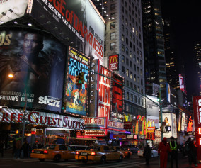 New York Times Square at night